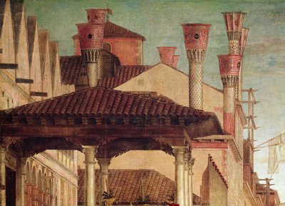 The Miracle of the Relic of the True Cross on the Rialto Bridge, 1494 (detail) by Vittore Carpaccio